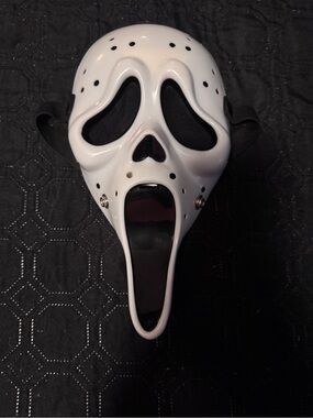 White Scream-Style Decorative Mask by